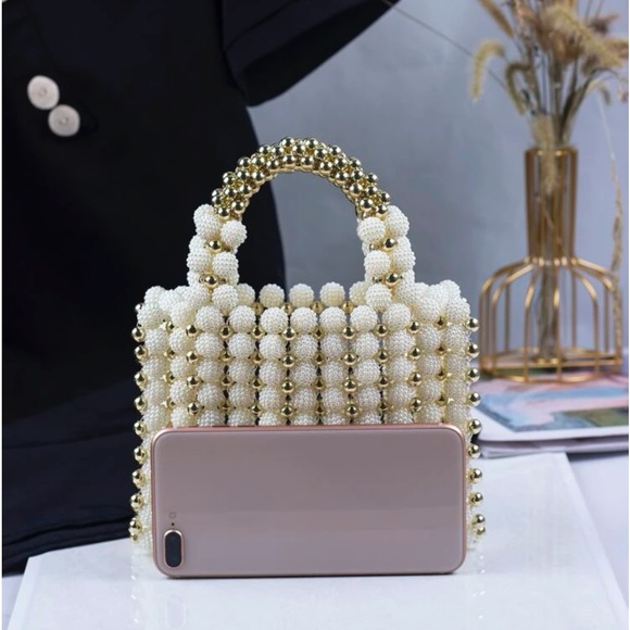 ✨Mini Beaded Satchel Bag✨ - Picture 6 of 10